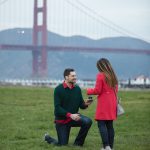 san francisco marriage proposal at Crissy Field