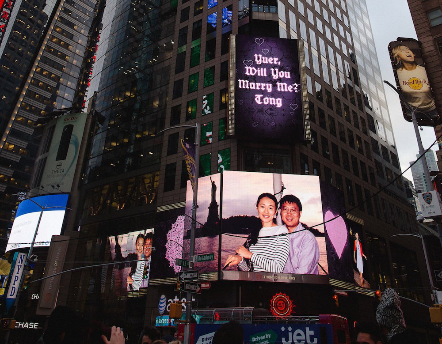 Download New York Times Square Billboard Proposal - Creative & Romantic Proposal Ideas - Our unique ...